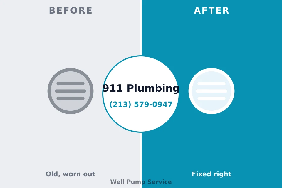 Before and after: plumbing repair Baltic, CT
